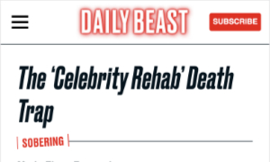 TheDailyBeast.com: <br />Does ‘Rehab’ Help or Hurt?